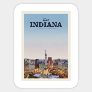 Visit Indiana Sticker